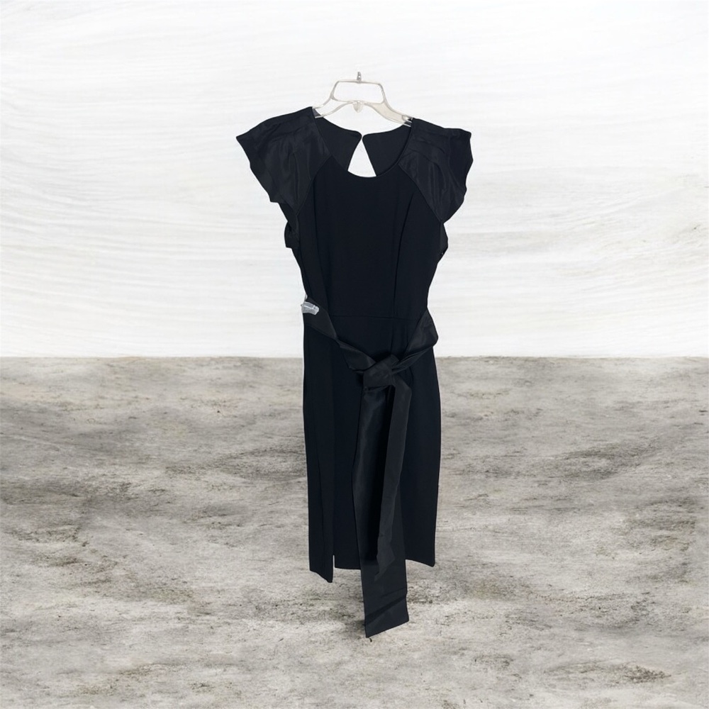 Nue by Shani Black Dress with Tie Waist
